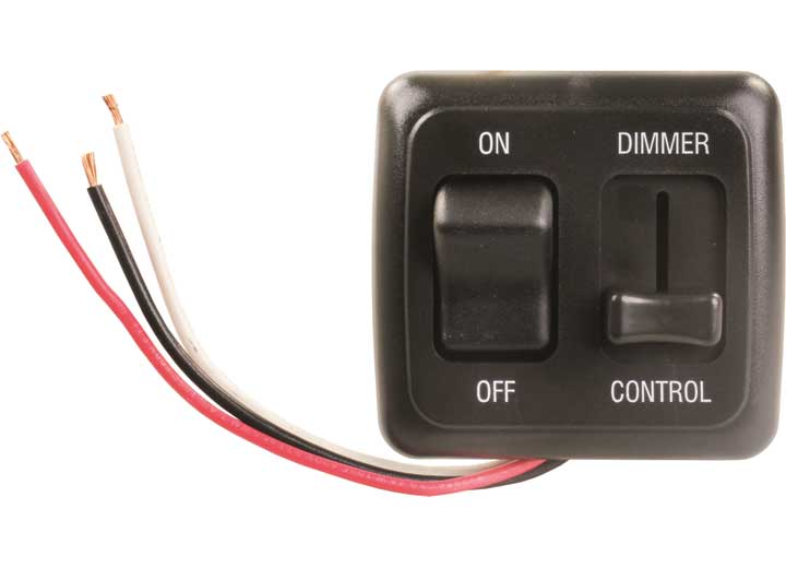 Dimmer On/off Led Approved Black, made by JR PRODUCTS - 15225