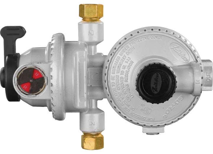 Jr Products Compact Low Pressure Twostage Automatic Changeover Regulator, made by JR PRODUCTS - 07-31525 Jr Products Compact Low Pressure Twostage Automatic Changeover Regulator, made by JR PRODUCTS - 07-31525