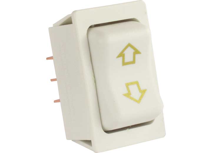 Slideout High Current Motor Switch White, made by JR PRODUCTS - 12095 Slideout High Current Motor Switch White, made by JR PRODUCTS - 12095