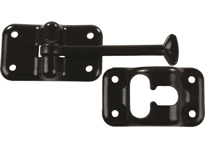 31/2in Tstyle Door Holder Black, made by JR PRODUCTS - 10324