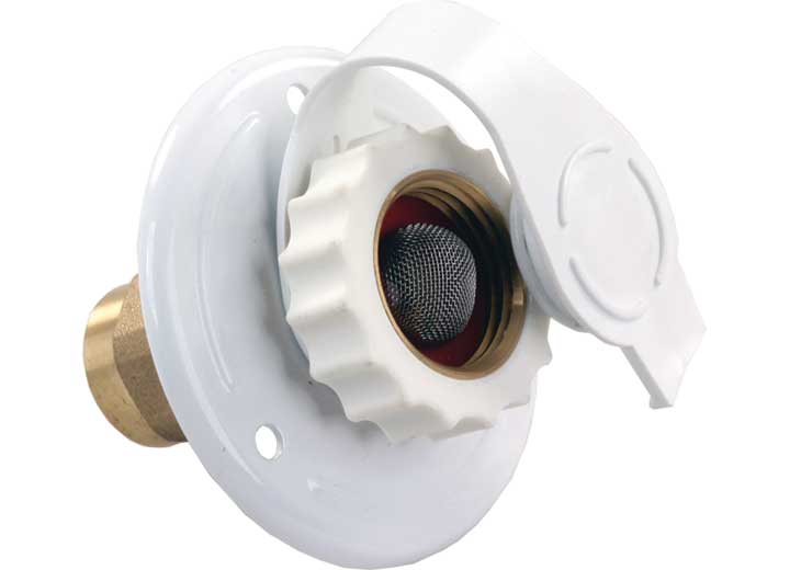 City Water Flange Metal White Fpt, made by JR PRODUCTS - 62155