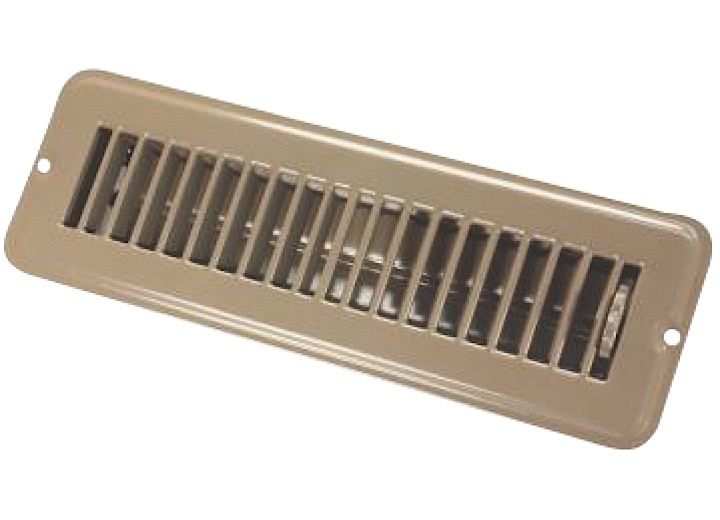 2in X 10in Floor Register Dampered Metal Brown, made by JR PRODUCTS - 02-28915 2in X 10in Floor Register Dampered Metal Brown, made by JR PRODUCTS - 02-28915