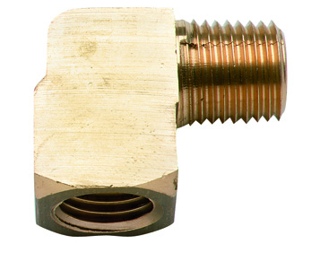 MALE/FEMALE 1/4 National Pipe Thread Brass ELBOW (033436-10), made by Seastar Solutions - 033436-10 MALE/FEMALE 1/4 National Pipe Thread Brass ELBOW (033436-10), made by Seastar Solutions - 033436-10