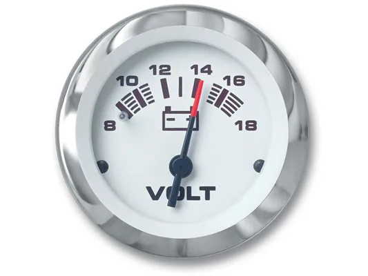 LIDO 2" VOLTMETER (65506P), made by Seastar Solutions - 65506P LIDO 2" VOLTMETER (65506P), made by Seastar Solutions - 65506P