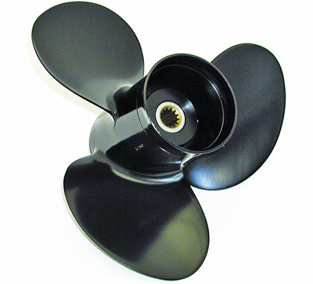 13.2 X 19 Aluminium Three Blade Right Hand Rotation PROP (RUBEX) (765184), made by BRP - 765184