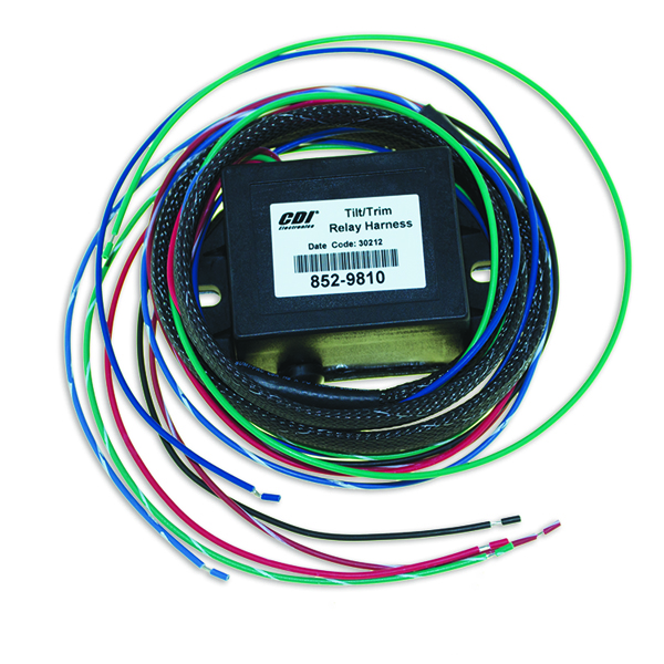 TILT/TRIM RELAY & HARNESS (852-9810), made by CDI ELECTRONICS - 852-9810