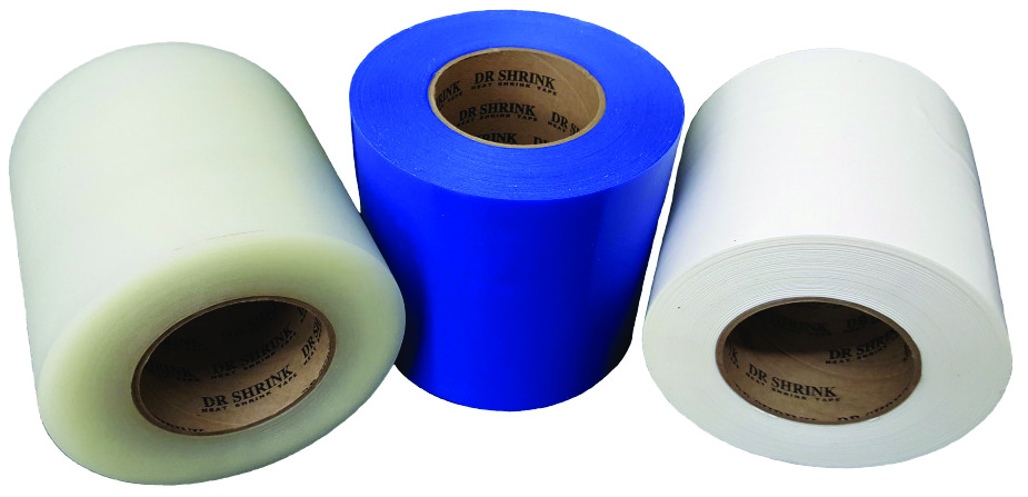 4"X180' WHITE SHRINK TAPE (DS-704W), made by Dr. Shrink - DS-704W