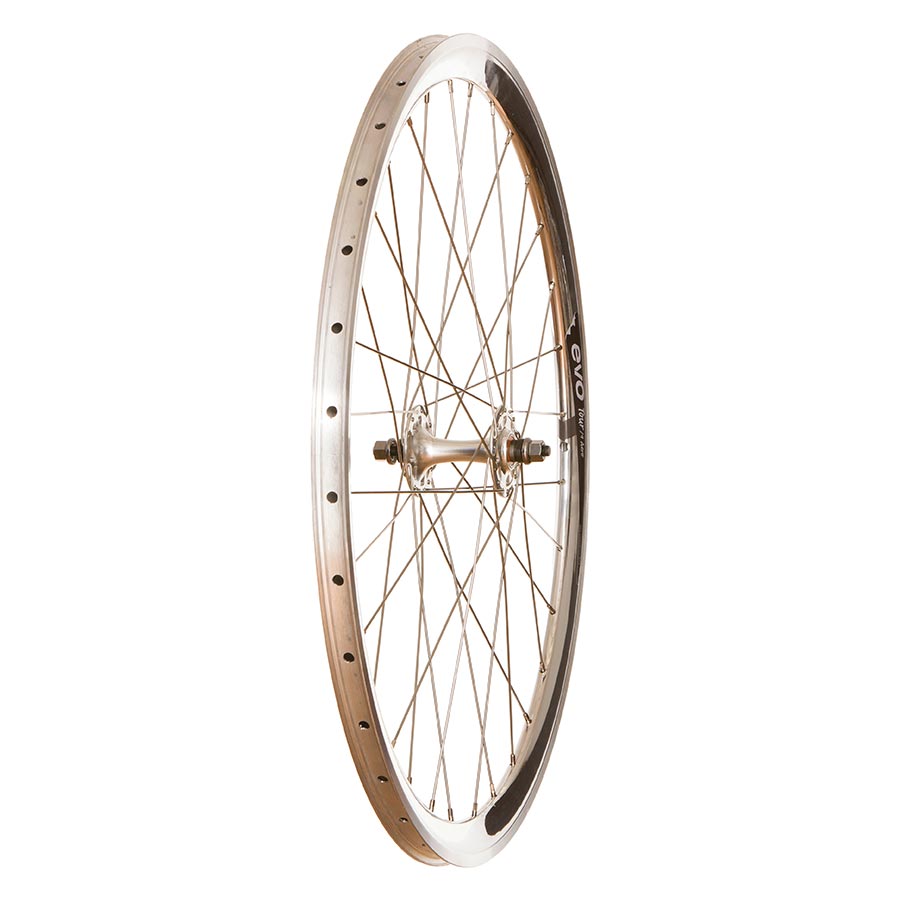 Road/Track - 700C - Evo Tour 19 Aero Silver/Stainless, made by Wheel Shop - 041391-02-700 Road/Track - 700C - Evo Tour 19 Aero Silver/Stainless, made by Wheel Shop - 041391-02-700