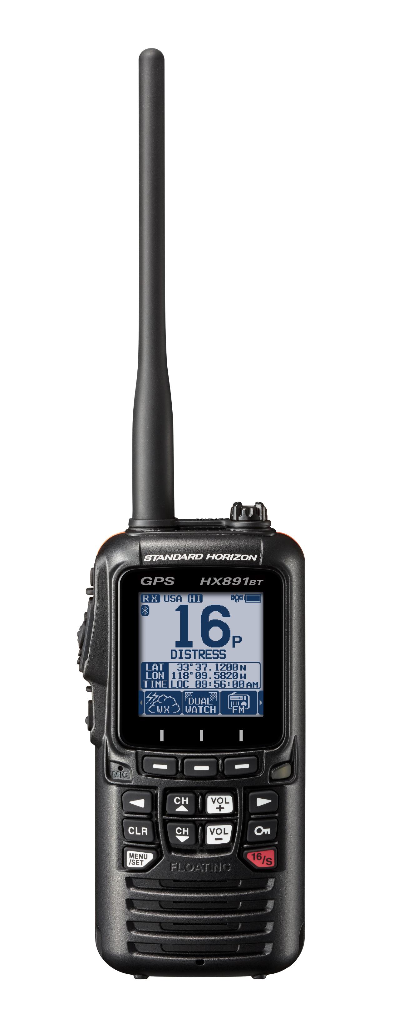Standard Handheld VHF 6w Class H DSC GPS Bluetooth , made by STANDARD - HX891BTBK Standard Handheld VHF 6w Class H DSC GPS Bluetooth , made by STANDARD - HX891BTBK