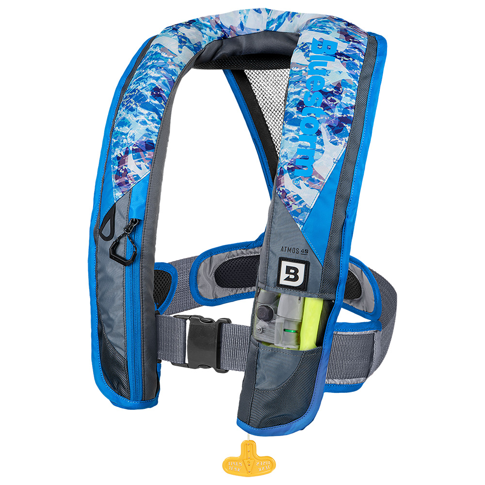 Bluestorm Atmos 40 Auto Type II Inflatable PFD - Coastal Blue - D1H-23-BSB, made by Bluestorm - D1H-23-BSB