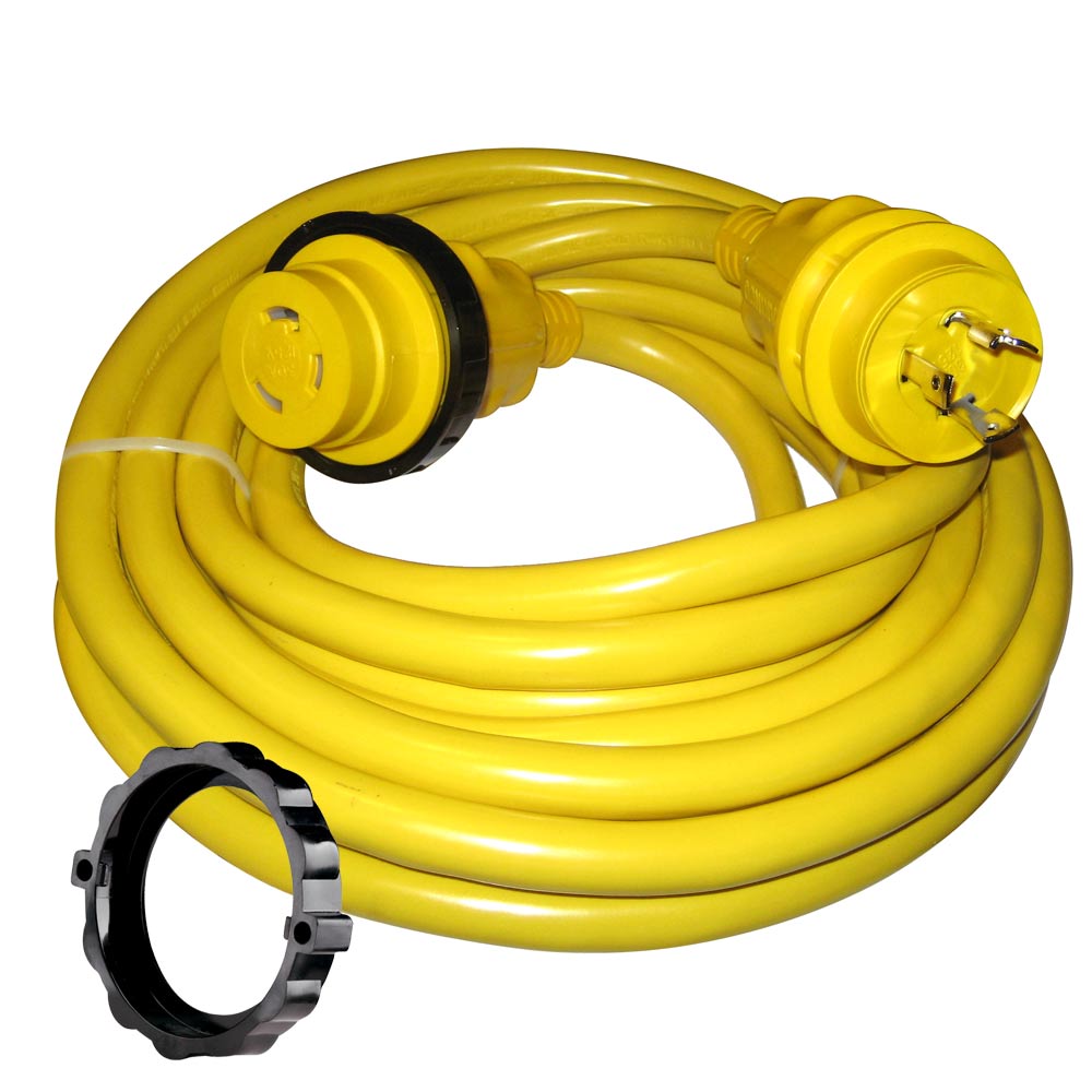 Marinco 30 Amp Power Cord Plus Cordset - 35' - Yellow - 35SPP, made by Marinco - 35SPP Marinco 30 Amp Power Cord Plus Cordset - 35' - Yellow - 35SPP, made by Marinco - 35SPP