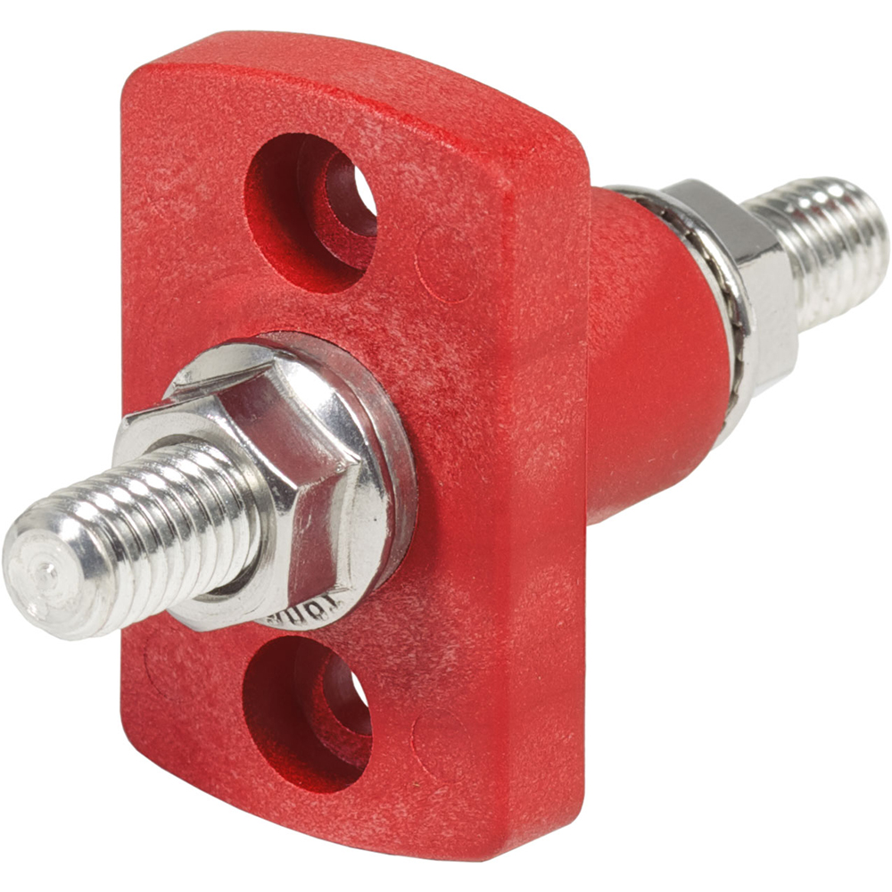 Blue Sea 2202 Red Terminal Feed Through Connectors - 2202, made by Blue Sea Systems - 2202 Blue Sea 2202 Red Terminal Feed Through Connectors - 2202, made by Blue Sea Systems - 2202