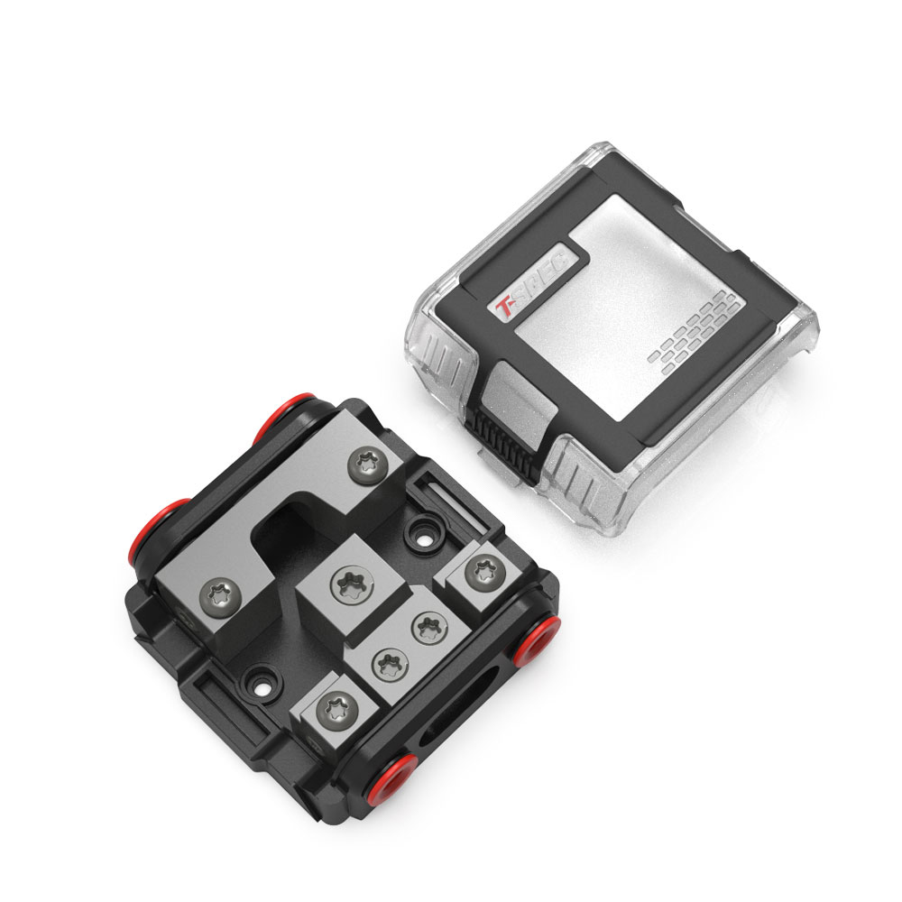T-Spec VPNB2 MANL 2 Position All-In-One Distribution Block w/Cover - VPNB2, made by T-Spec - VPNB2 T-Spec VPNB2 MANL 2 Position All-In-One Distribution Block w/Cover - VPNB2, made by T-Spec - VPNB2