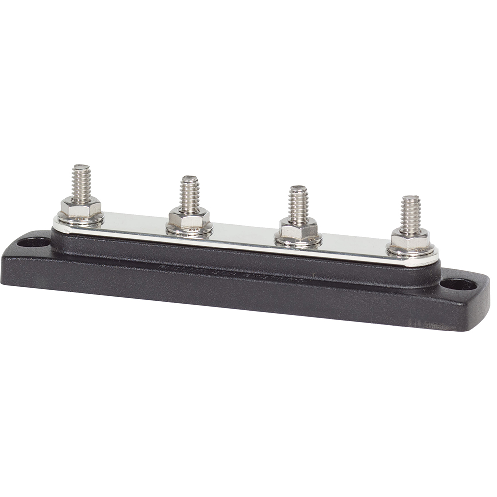 Blue Sea 2303 150AMP Common BusBar 4 x 1/4" Stud Terminal - 2303, made by Blue Sea Systems - 2303 Blue Sea 2303 150AMP Common BusBar 4 x 1/4" Stud Terminal - 2303, made by Blue Sea Systems - 2303
