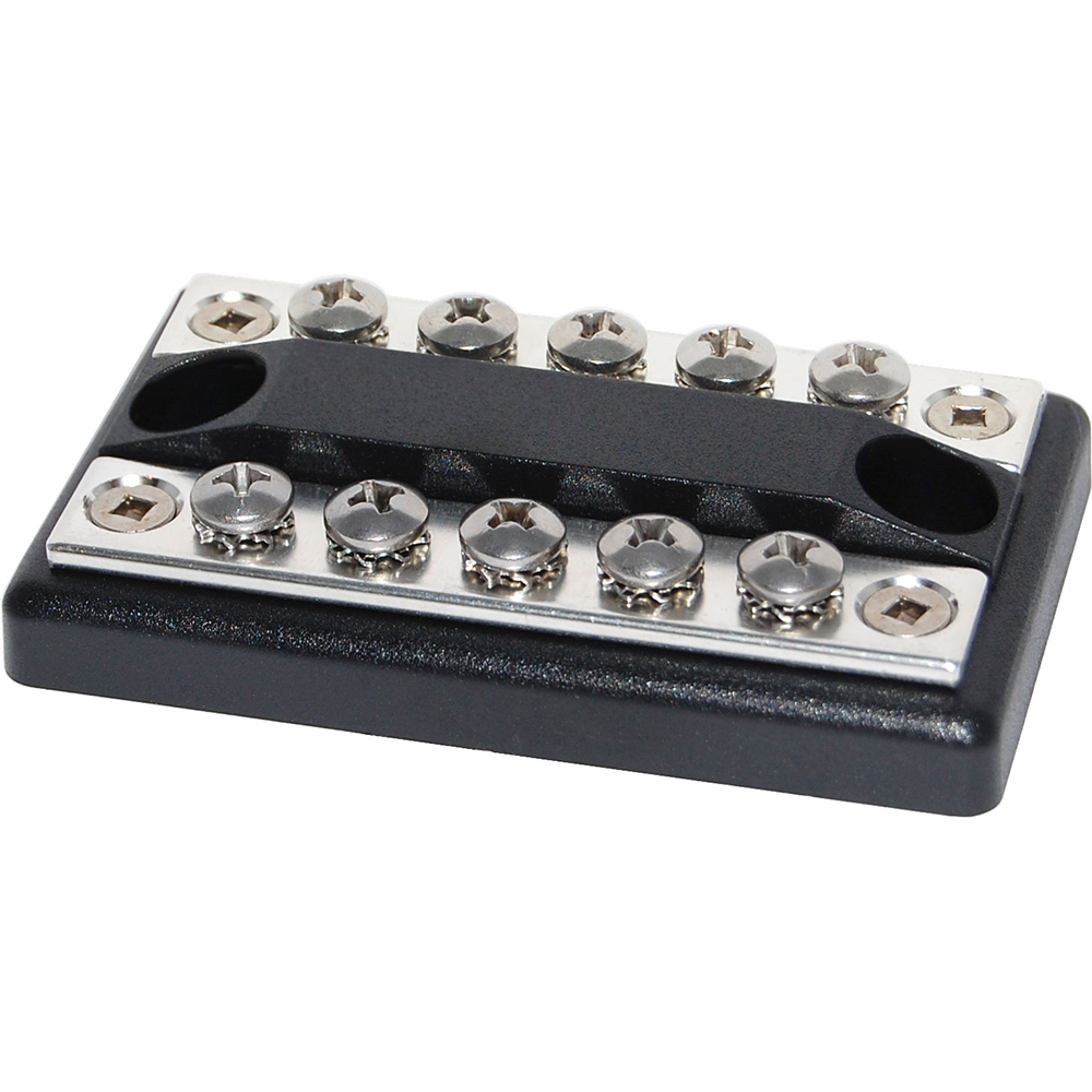 Blue Sea 2701 DualBus 100 Ampere Common BusBars 5 x 8-32 Screw Terminal - 2701, made by Blue Sea Systems - 2701 Blue Sea 2701 DualBus 100 Ampere Common BusBars 5 x 8-32 Screw Terminal - 2701, made by Blue Sea Systems - 2701