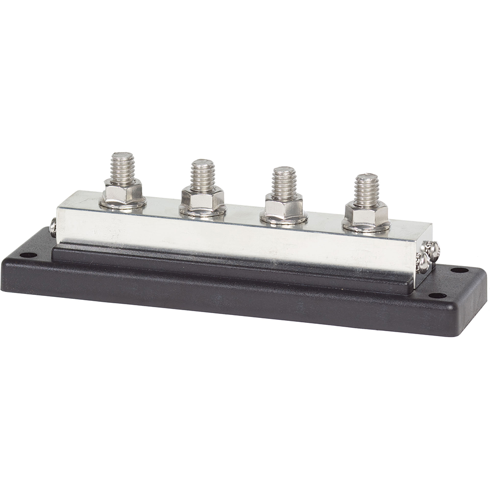 Blue Sea 2104 PowerBar 600AMP Cable Connector 4 x 3/8 16 Stud Terminal - 2104, made by Blue Sea Systems - 2104 Blue Sea 2104 PowerBar 600AMP Cable Connector 4 x 3/8 16 Stud Terminal - 2104, made by Blue Sea Systems - 2104