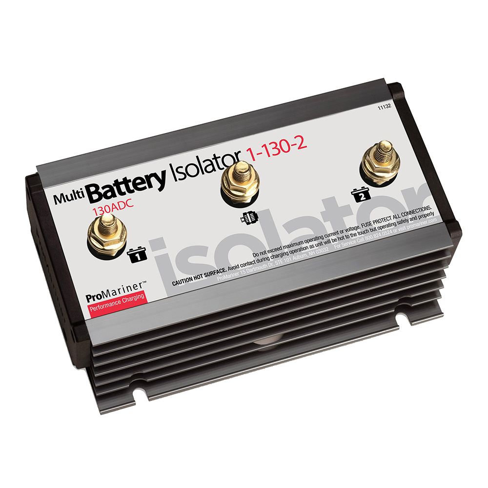 ProMariner Battery Isolator - 130 AMP - 1 Alternator - 2 Battery - 11132, made by ProMariner - 11132 ProMariner Battery Isolator - 130 AMP - 1 Alternator - 2 Battery - 11132, made by ProMariner - 11132