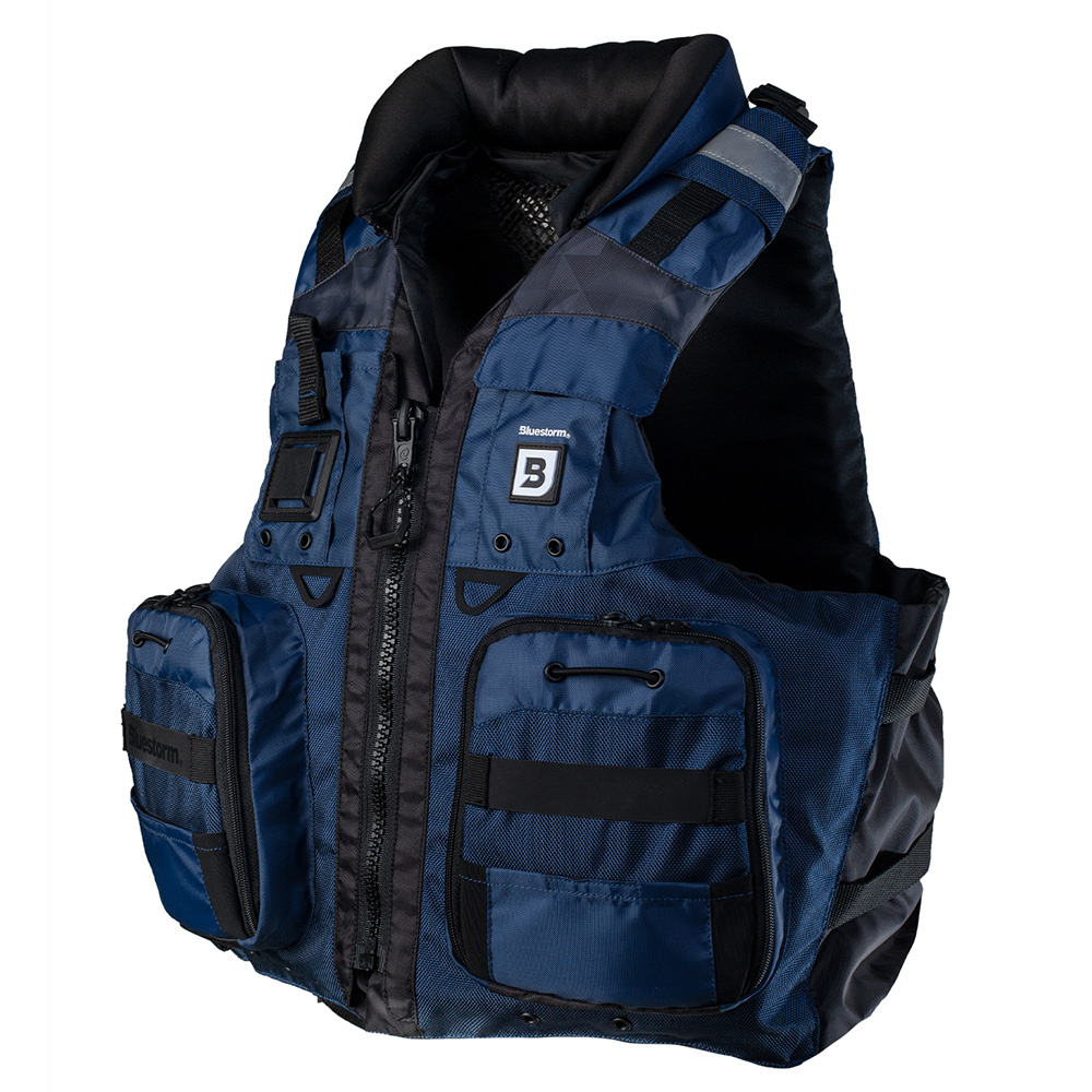Bluestorm Classic Adult Fishing Life Jacket - Deep Blue - S/M - BS-70B-NAV-S/M, made by Bluestorm - BS-70B-NAV-S/M