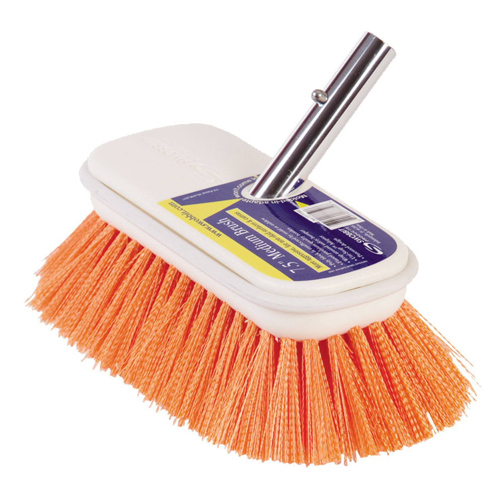 Swobbit 7.5" Medium Brush - Orange - SW77350, made by Swobbit - SW77350 Swobbit 7.5" Medium Brush - Orange - SW77350, made by Swobbit - SW77350