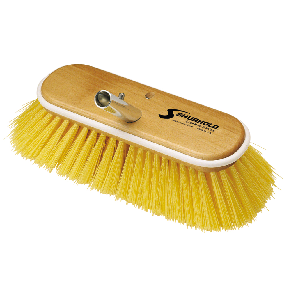 Shurhold 10" Polystyrene Medium Bristle Deck Brush - 985, made by Shurhold - 985