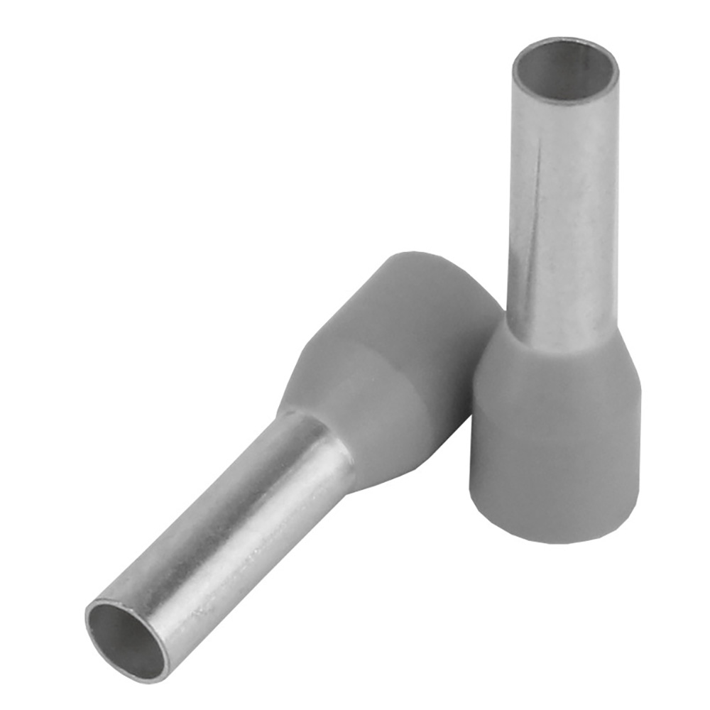 Pacer Grey 12 AWG Wire Ferrule - 10mm Length - 25 Pack - TFRL12-10MM-25, made by Pacer Group - TFRL12-10MM-25 Pacer Grey 12 AWG Wire Ferrule - 10mm Length - 25 Pack - TFRL12-10MM-25, made by Pacer Group - TFRL12-10MM-25