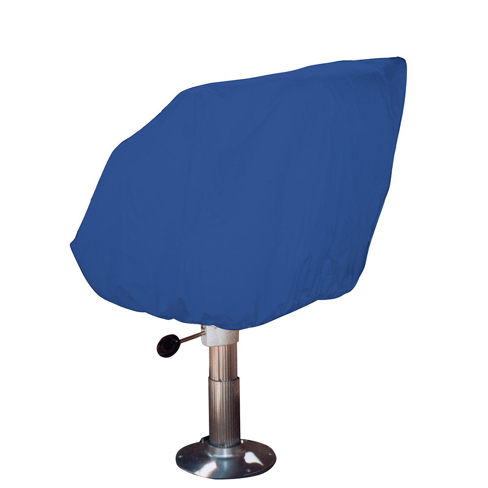Taylor Made Helm/Bucket/Fixed Back Boat Seat Cover - Rip/Stop Polyester Navy - 80230, made by Taylor Made - 80230 Taylor Made Helm/Bucket/Fixed Back Boat Seat Cover - Rip/Stop Polyester Navy - 80230, made by Taylor Made - 80230