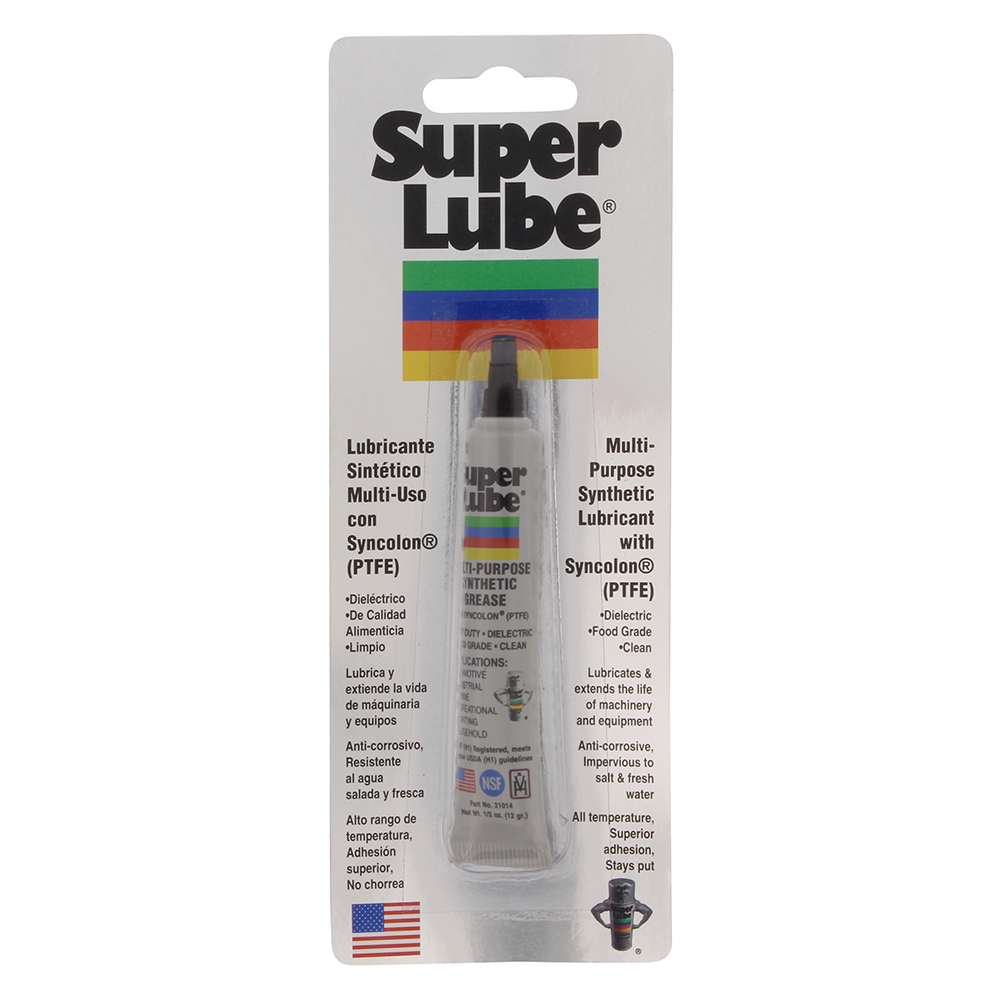 Super Lube Multi-Purpose Synthetic Grease w/Syncolon® - .5oz Tube - 21010, made by Super Lube - 21010