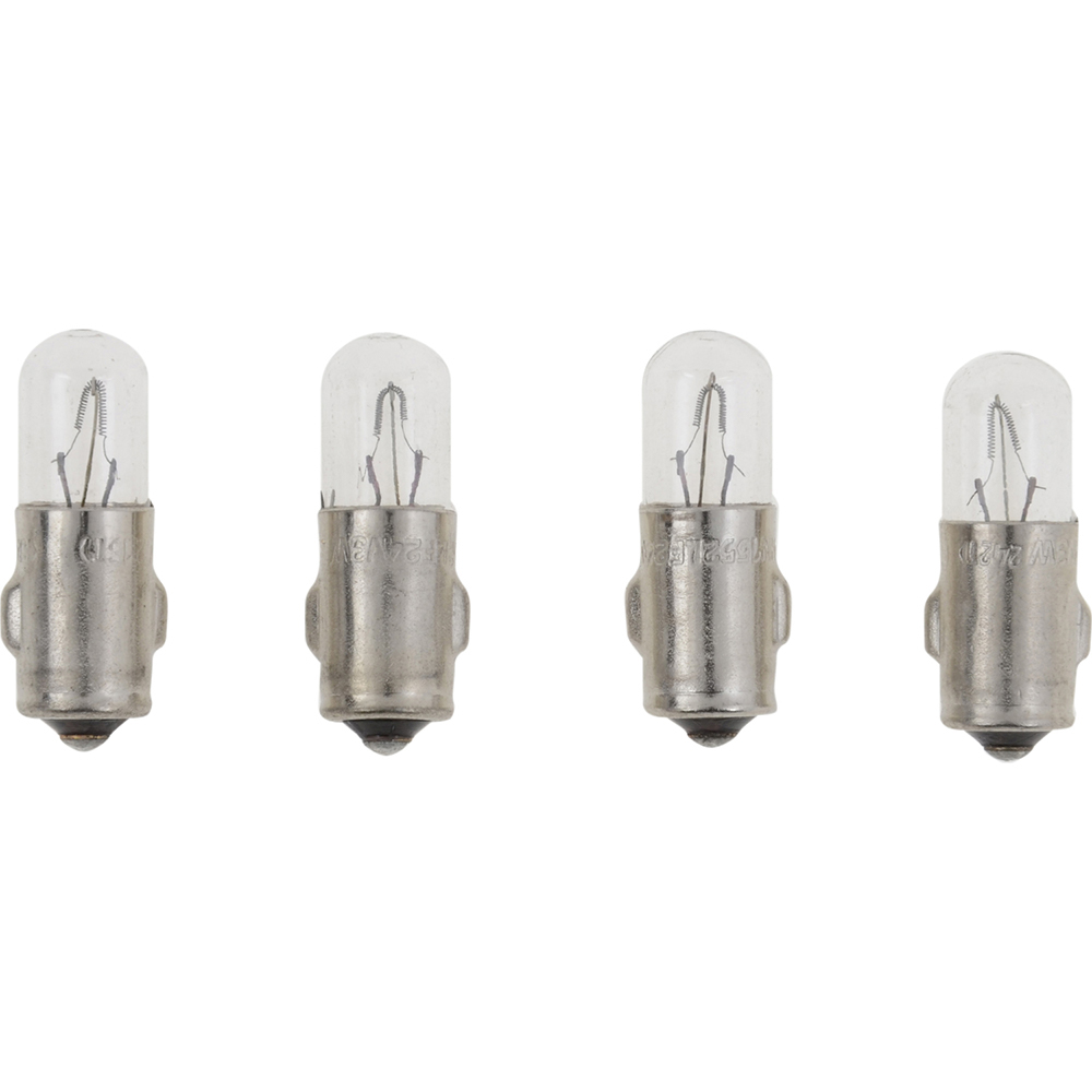 VDO Type A - White Metal Base Bulb - 12V - 4-Pack - 600-802, made by VDO - 600-802 VDO Type A - White Metal Base Bulb - 12V - 4-Pack - 600-802, made by VDO - 600-802