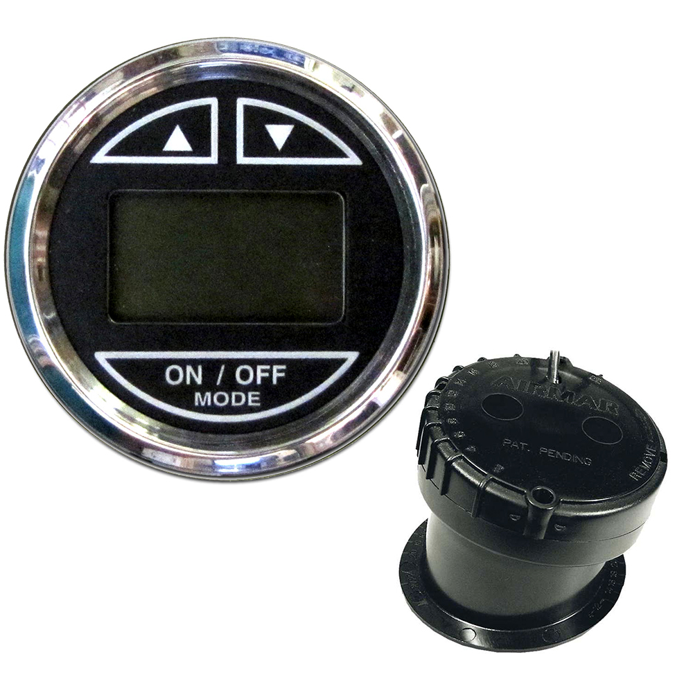 Faria Chesapeake Black 2" Depth Sounder w/In-Hull Transducer - 13751, made by Faria Beede Instruments - 13751 Faria Chesapeake Black 2" Depth Sounder w/In-Hull Transducer - 13751, made by Faria Beede Instruments - 13751