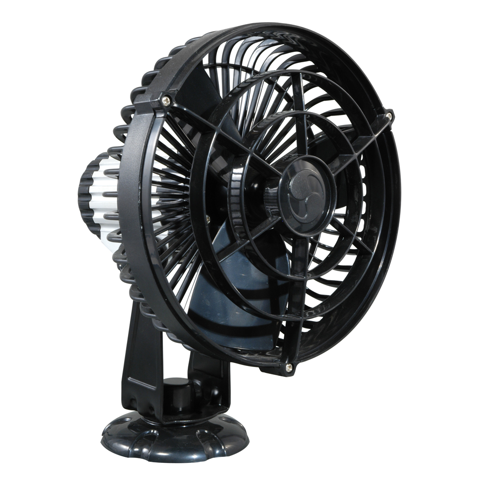 SEEKR by Caframo Kona 817 12V 3-Speed 7" Waterproof Fan - Black - 817CABBX, made by SEEKR by Caframo - 817CABBX SEEKR by Caframo Kona 817 12V 3-Speed 7" Waterproof Fan - Black - 817CABBX, made by SEEKR by Caframo - 817CABBX