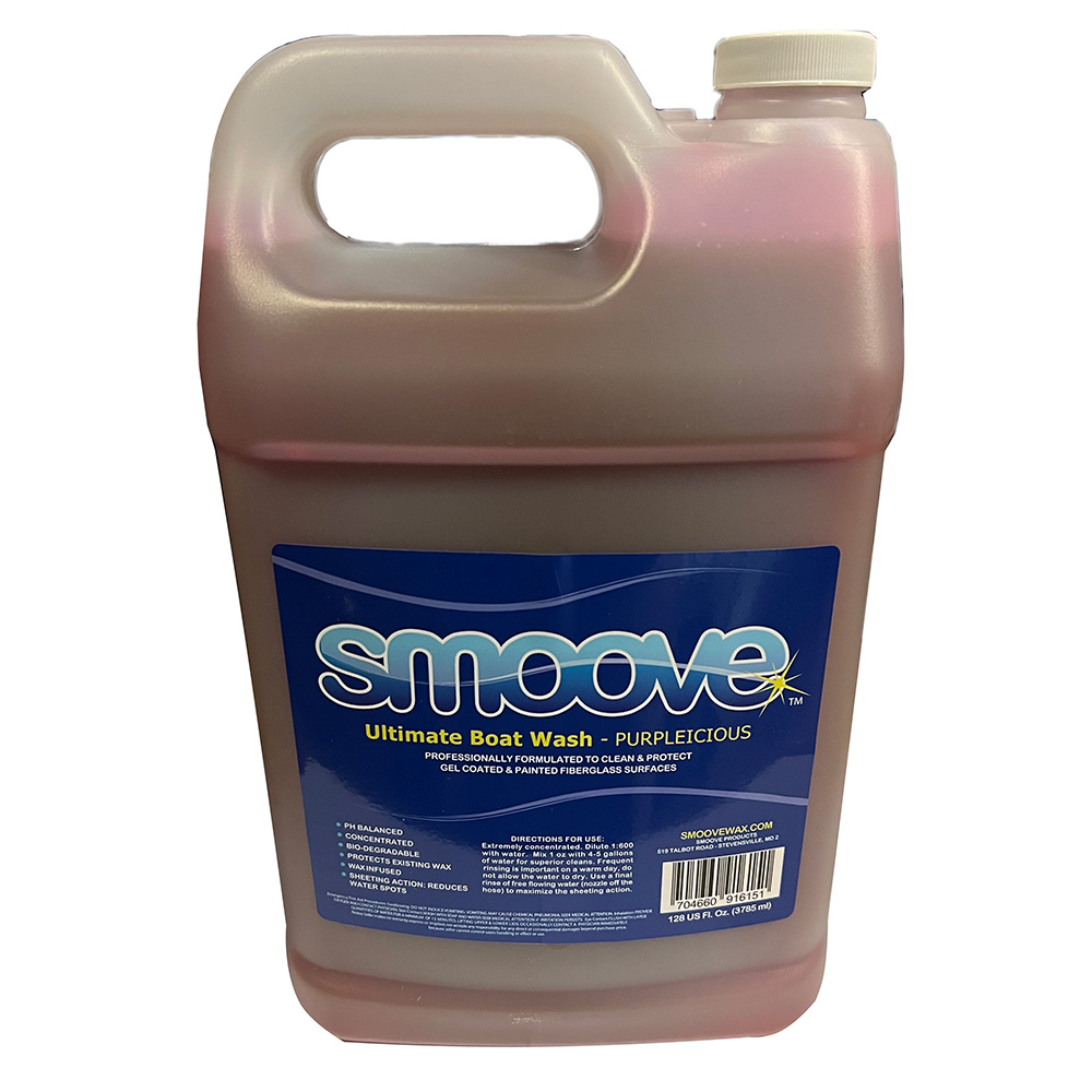 Smoove Purplelicious Ultimate Boat Wash - Gallon - SMO002, made by Smoove - SMO002 Smoove Purplelicious Ultimate Boat Wash - Gallon - SMO002, made by Smoove - SMO002