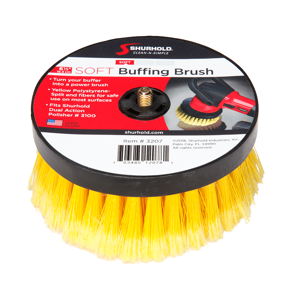 Shurhold 6-½" Soft Brush f/Dual Action Polisher - 3207, made by Shurhold - 3207