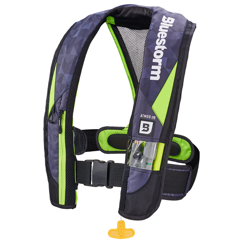 Bluestorm Atmos 40 Auto Type II Inflatable PFD - Hi-Vis - D1H-19-HVS, made by Bluestorm - D1H-19-HVS