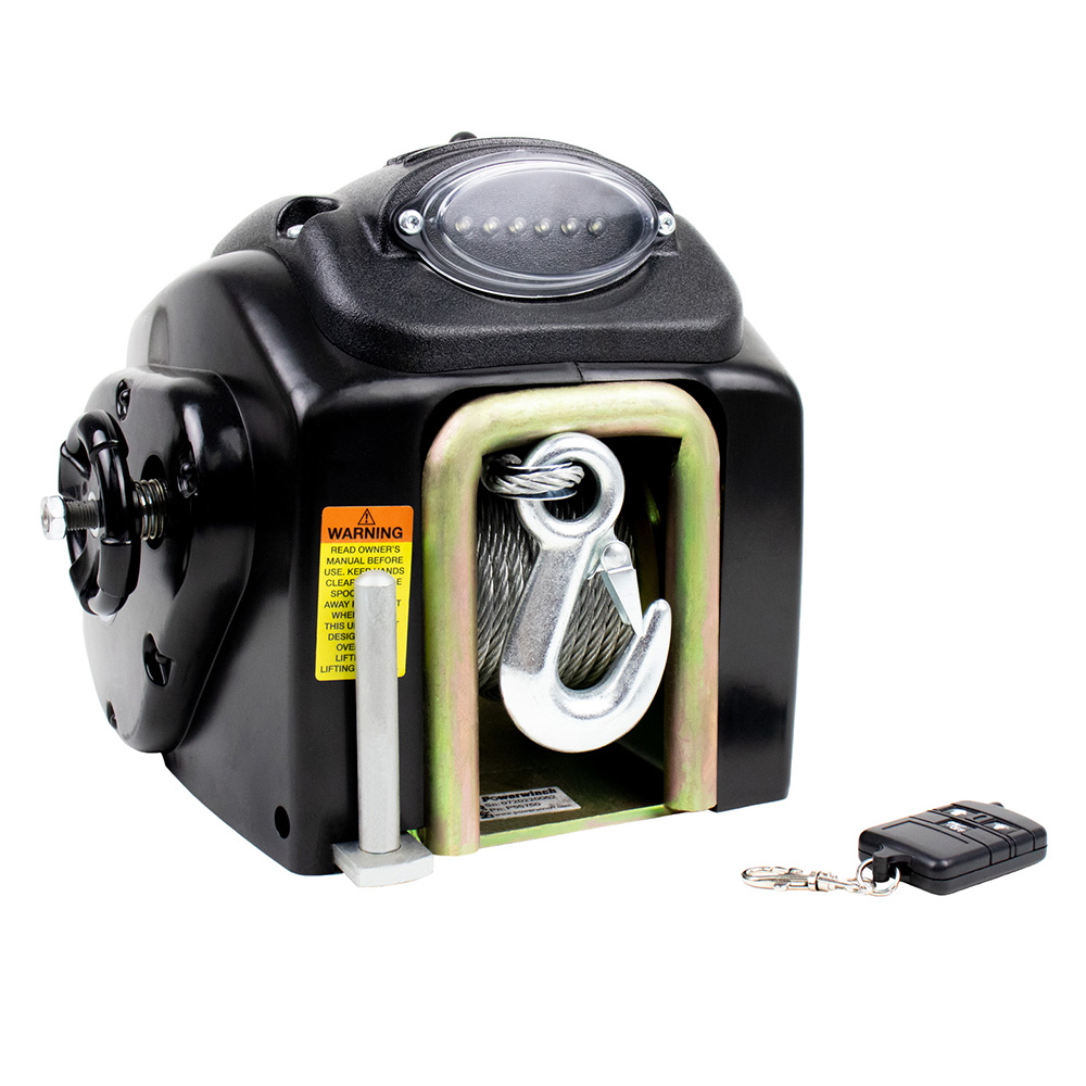 Powerwinch RC23 Trailer Winch w/20' Strap - P55750-S, made by Powerwinch - P55750-S