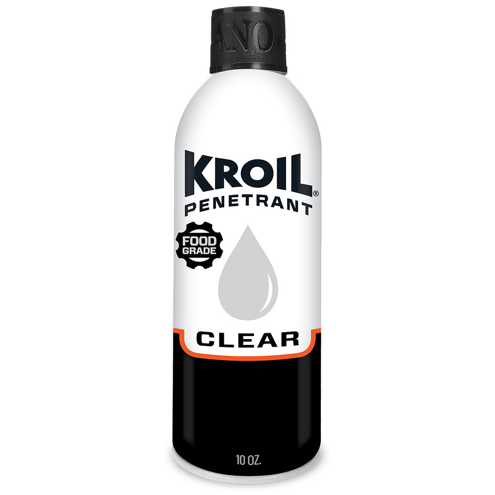Kroil Clear Food Grade Penetrating Oil - Aerosol - 10oz Can - CKS102, made by Kroil - CKS102 Kroil Clear Food Grade Penetrating Oil - Aerosol - 10oz Can - CKS102, made by Kroil - CKS102
