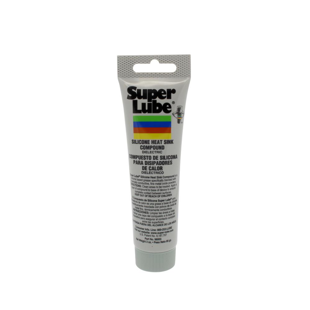 Super Lube Silicone Heat Sink Compound - 3oz Tube - 98003, made by Super Lube - 98003