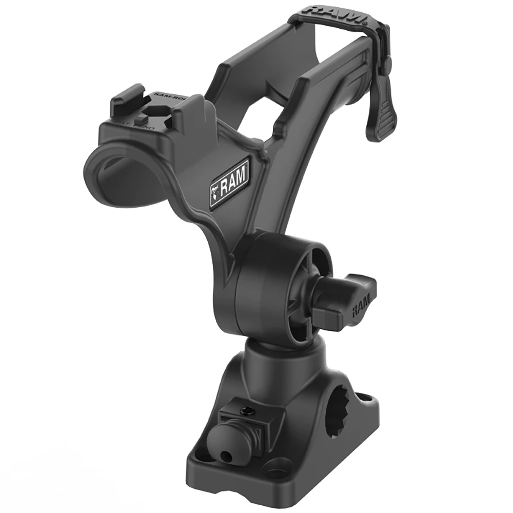 RAM Mount RAM ROD® JR Fishing Rod Holder w/Bulkhead/Flat Surface Base - RAP-434-BMP, made by RAM Mounting Systems - RAP-434-BMP RAM Mount RAM ROD® JR Fishing Rod Holder w/Bulkhead/Flat Surface Base - RAP-434-BMP, made by RAM Mounting Systems - RAP-434-BMP