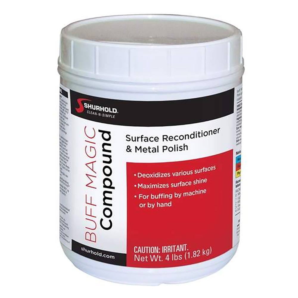 Shurhold Buff Magic Compound Surface Reconditioner & Metal Polish - 4LB Jar - YBP-0111, made by Shurhold - YBP-0111