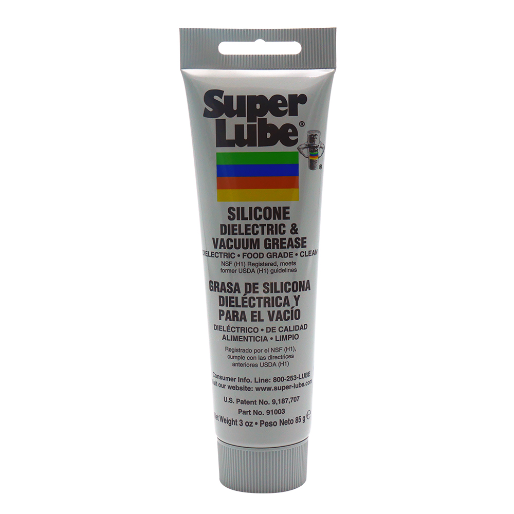Super Lube Silicone Dielectric & Vacuum Grease - 3oz Tube - 91003, made by Super Lube - 91003 Super Lube Silicone Dielectric & Vacuum Grease - 3oz Tube - 91003, made by Super Lube - 91003