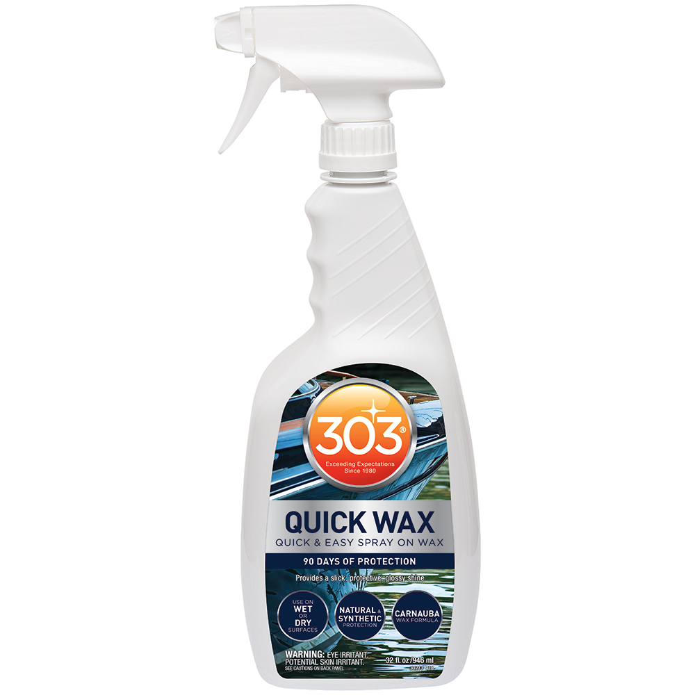 303 Marine Quick Wax - 32oz - 30213, made by 303 - 30213 303 Marine Quick Wax - 32oz - 30213, made by 303 - 30213