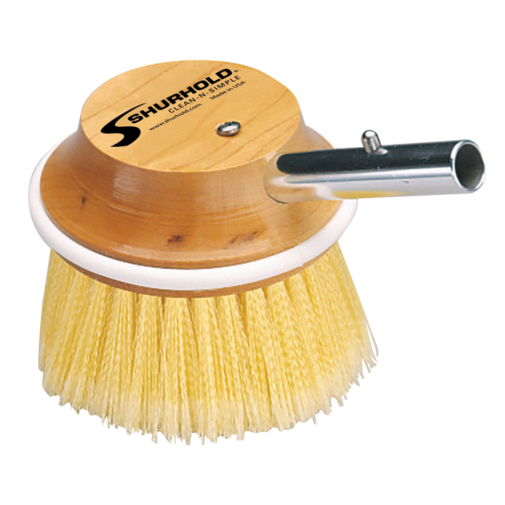 Shurhold 5" Round Polystyrene Soft Brush f/ Windows, Hulls, & Wheels - 50, made by Shurhold - 50