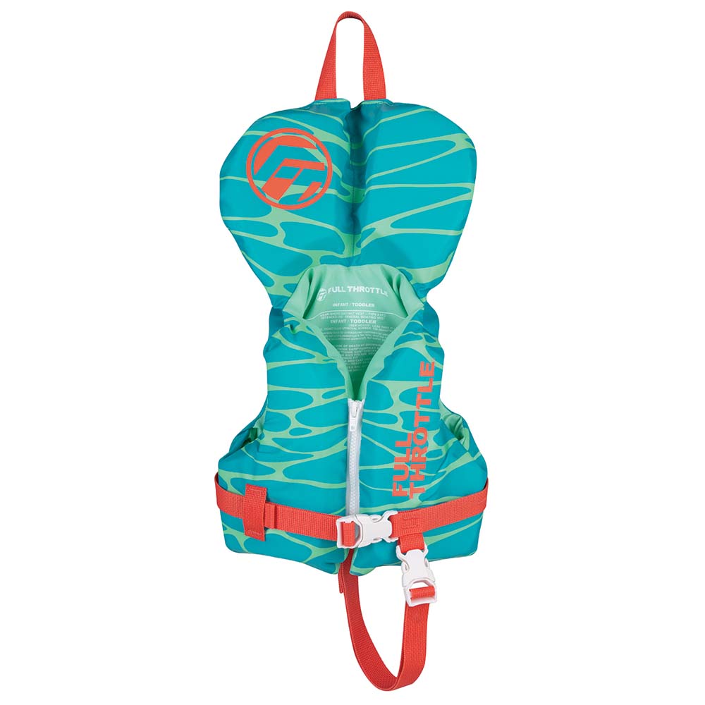 Full Throttle Infant Nylon Life Jacket - Aqua - 112400-505-000-22, made by Full Throttle - 112400-505-000-22 Full Throttle Infant Nylon Life Jacket - Aqua - 112400-505-000-22, made by Full Throttle - 112400-505-000-22