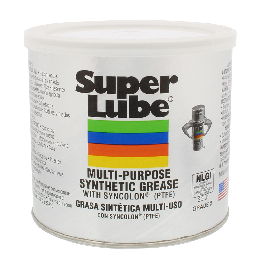 Super Lube Multi-Purpose Synthetic Grease w/Syncolon® - 14.1oz Canister - 41160, made by Super Lube - 41160 Super Lube Multi-Purpose Synthetic Grease w/Syncolon® - 14.1oz Canister - 41160, made by Super Lube - 41160