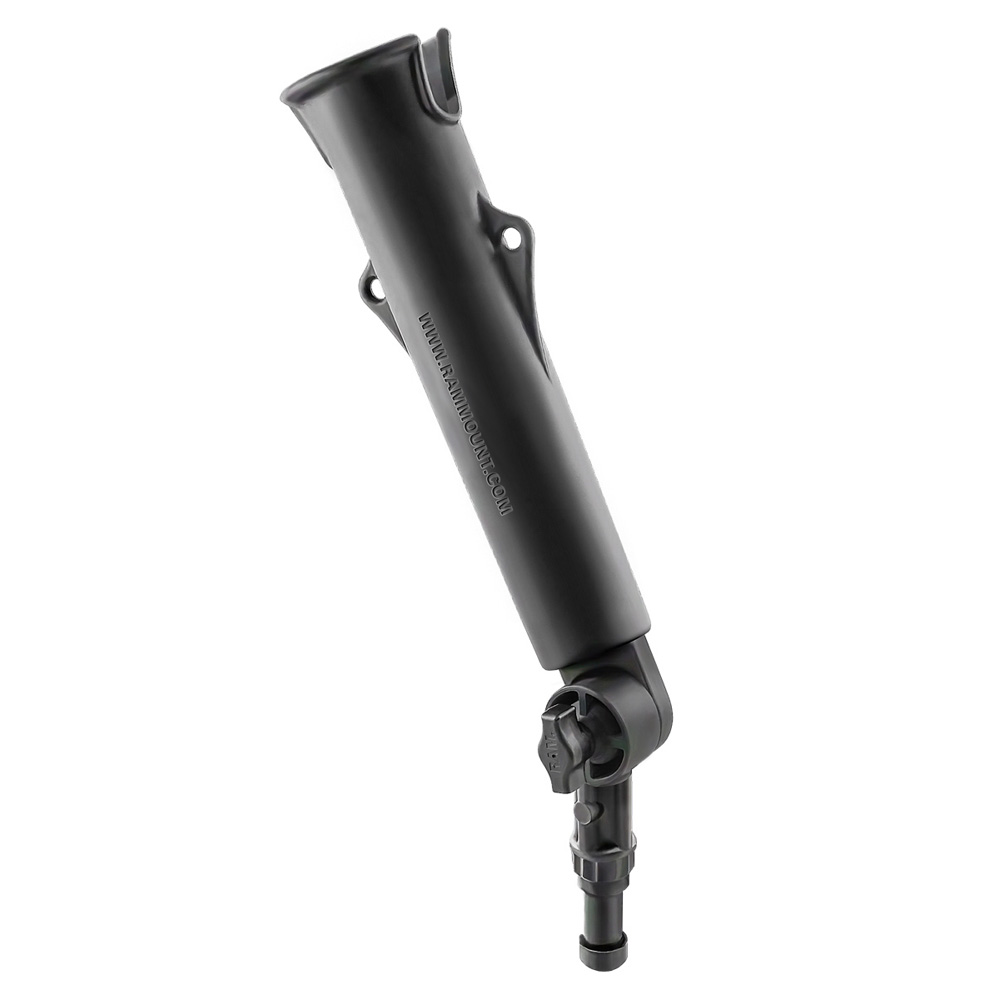 RAM Mount Tough-Tube Fishing Rod Holder w/3" Long Ratchet Spline Post Arm - RAP-394-SSTU, made by RAM Mounting Systems - RAP-394-SSTU RAM Mount Tough-Tube Fishing Rod Holder w/3" Long Ratchet Spline Post Arm - RAP-394-SSTU, made by RAM Mounting Systems - RAP-394-SSTU