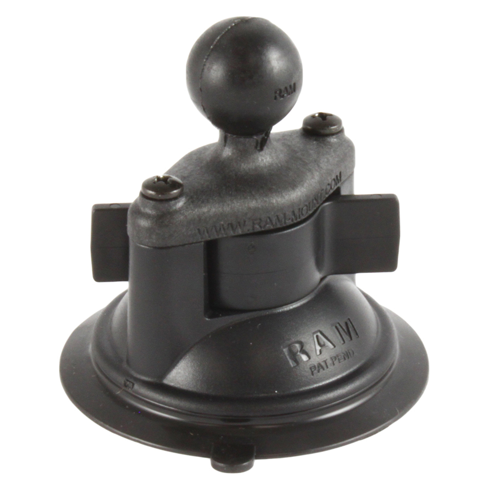 RAM Mount Composite 3.25" Diameter Suction Cup Base w/1" Ball - RAP-B-224-1U, made by RAM Mounting Systems - RAP-B-224-1U RAM Mount Composite 3.25" Diameter Suction Cup Base w/1" Ball - RAP-B-224-1U, made by RAM Mounting Systems - RAP-B-224-1U