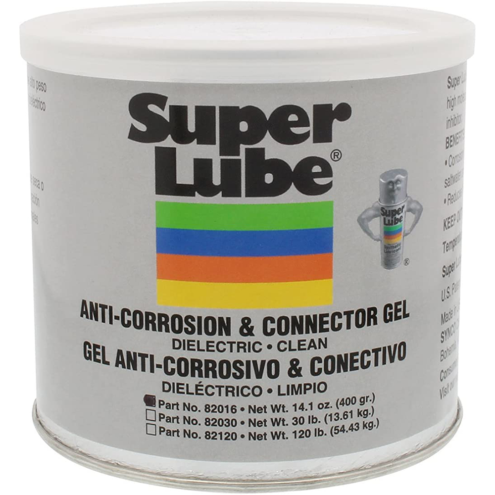 Super Lube Anti-Corrosion & Connector Gel - 14.1oz Canister - 82016, made by Super Lube - 82016