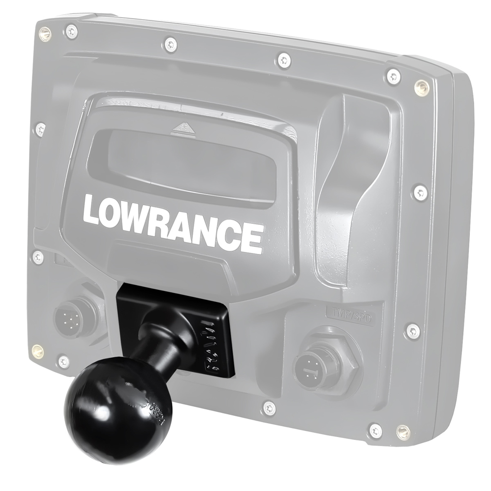RAM Mount Quick Release Mount f/Lowrance Elite and Mark - RAM-202U-LO11, made by RAM Mounting Systems - RAM-202U-LO11 RAM Mount Quick Release Mount f/Lowrance Elite and Mark - RAM-202U-LO11, made by RAM Mounting Systems - RAM-202U-LO11