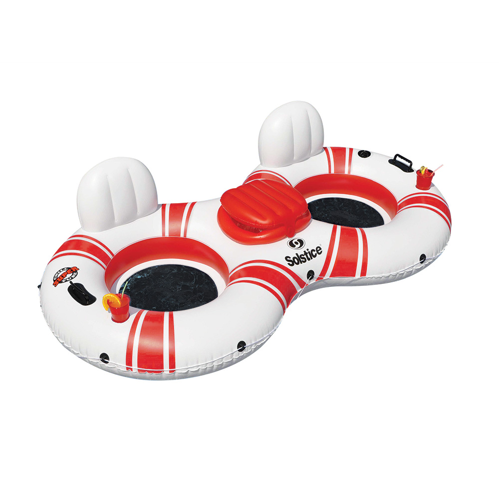 Solstice Watersports Super Chill 2-Person River Tube w/Cooler - 17002, made by Solstice Watersports - 17002 Solstice Watersports Super Chill 2-Person River Tube w/Cooler - 17002, made by Solstice Watersports - 17002
