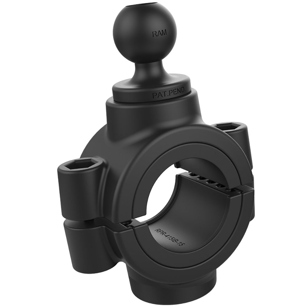 RAM Mount Torque™ 1-1/2" - 2" Diameter Rail Base w/1" Pin-Lock™ Ball - RAM-B-351-415-15-2U, made by RAM Mounting Systems - RAM-B-351-415-15-2U RAM Mount Torque™ 1-1/2" - 2" Diameter Rail Base w/1" Pin-Lock™ Ball - RAM-B-351-415-15-2U, made by RAM Mounting Systems - RAM-B-351-415-15-2U