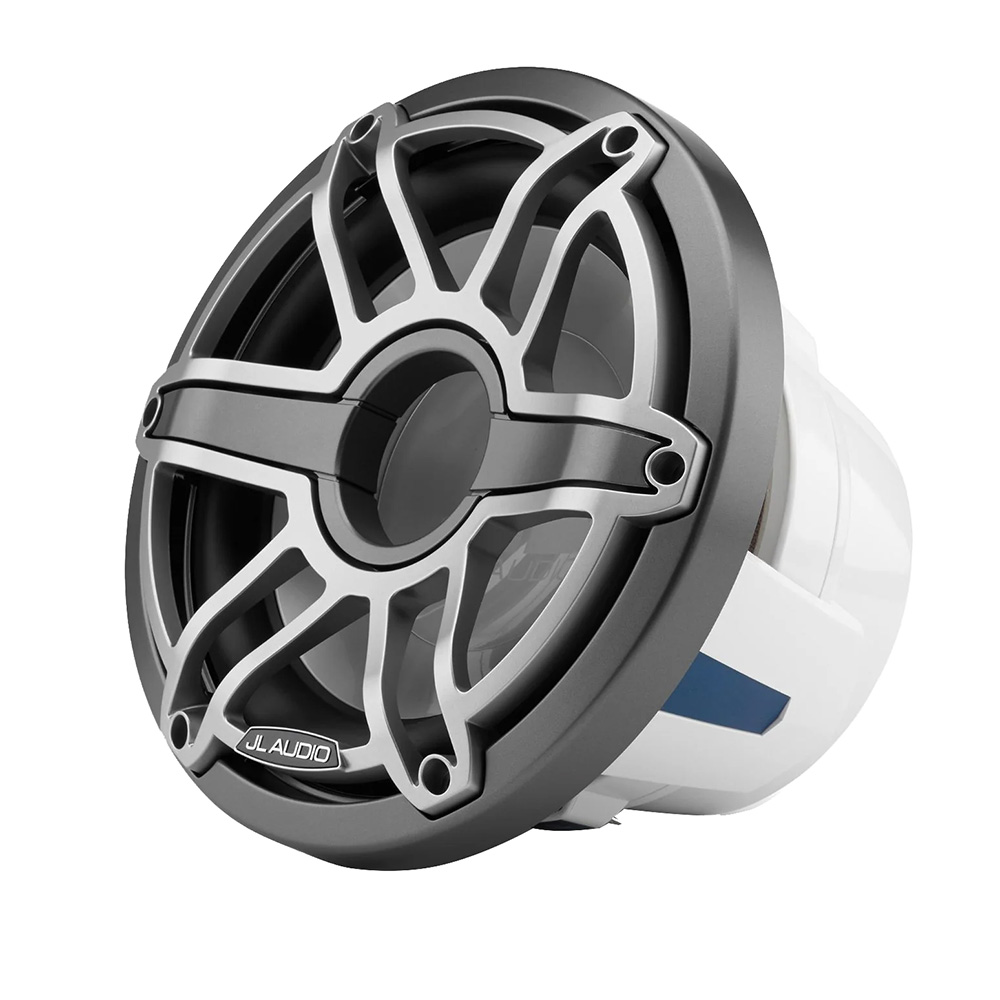 JL Audio M6 10" Marine Infinite-Baffle Subwoofer w/Titanium Sport Grille - M6-10IB-S-GmTi-4 - 010-03086-00, made by JL Audio - 010-03086-00 JL Audio M6 10" Marine Infinite-Baffle Subwoofer w/Titanium Sport Grille - M6-10IB-S-GmTi-4 - 010-03086-00, made by JL Audio - 010-03086-00